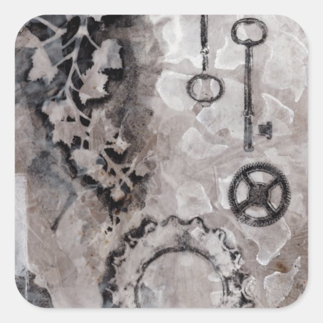 Juxtaposition II Square Sticker (Front)