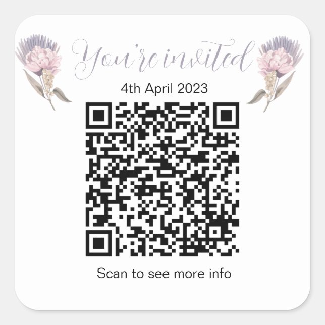 JW 2023 Memorial for Letter Writing Square Sticker (Front)