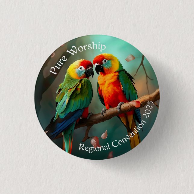 JW 2025 Pure Worship Regional Convention Pin (Front)