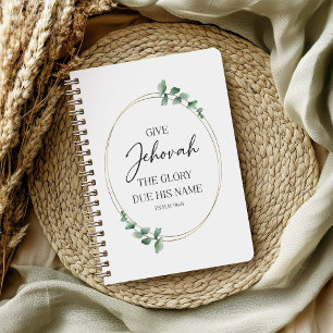 JW 2025 Year Text Mug with Eucalyptus Notebook