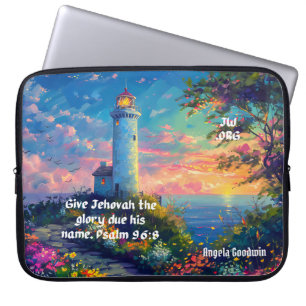 JW 2025 Year Text Psalm 96:8 Personalised Laptop Sleeve