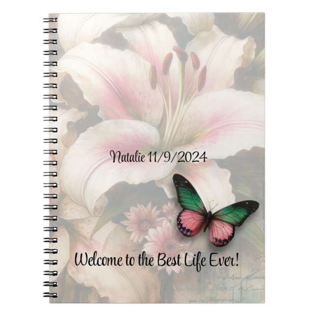 JW Baptism Gift-Keepsake Notebook for Her (Front)