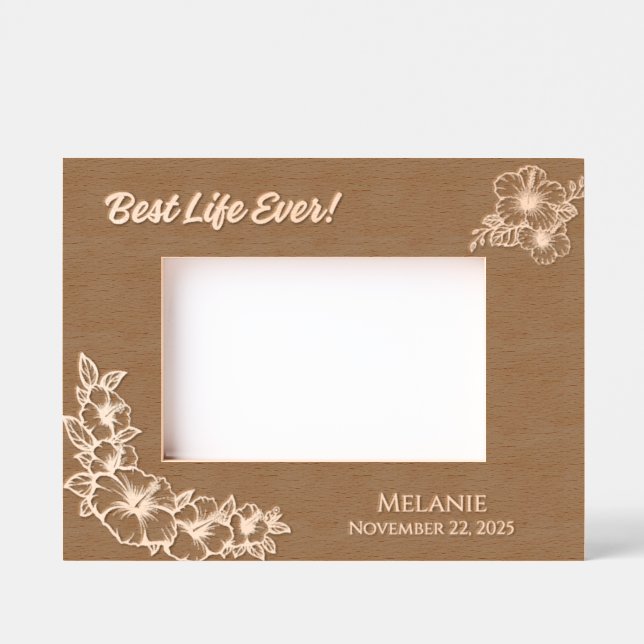 JW Baptism Gift or Keepsake for Sisters! Etched Frames (Front)