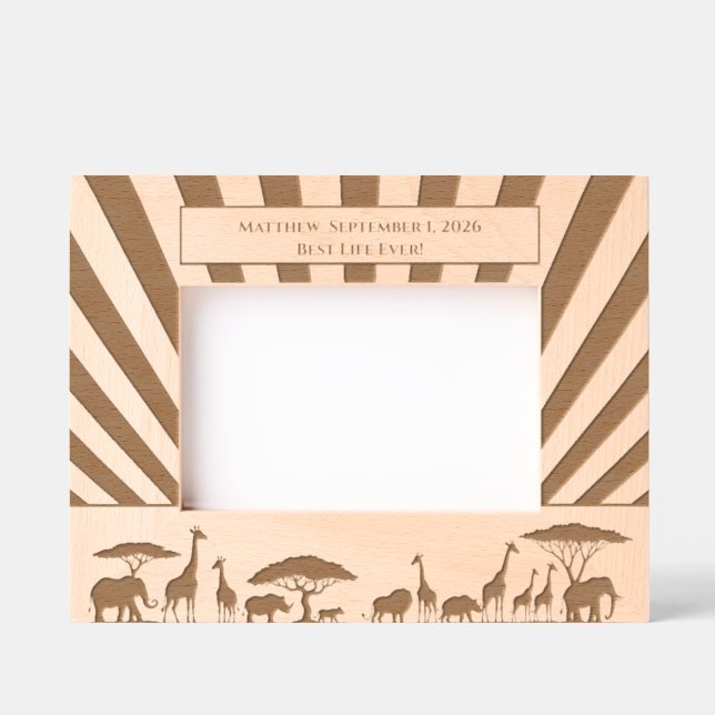 JW Baptism Gift -Personalised!  Etched Frames (Front)