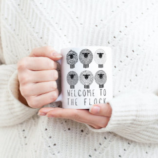 JW Baptism Gift Personalised Welcome to the Flock Mug