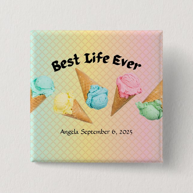 JW Baptism Keepsake Gift for Sisters Pin- Button (Front)