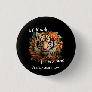 JW Baptism Keepsake Gift -Personalised Pin- Button