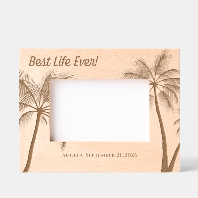 JW Baptism Keepsake -Personalized! Etched Frames (Front)