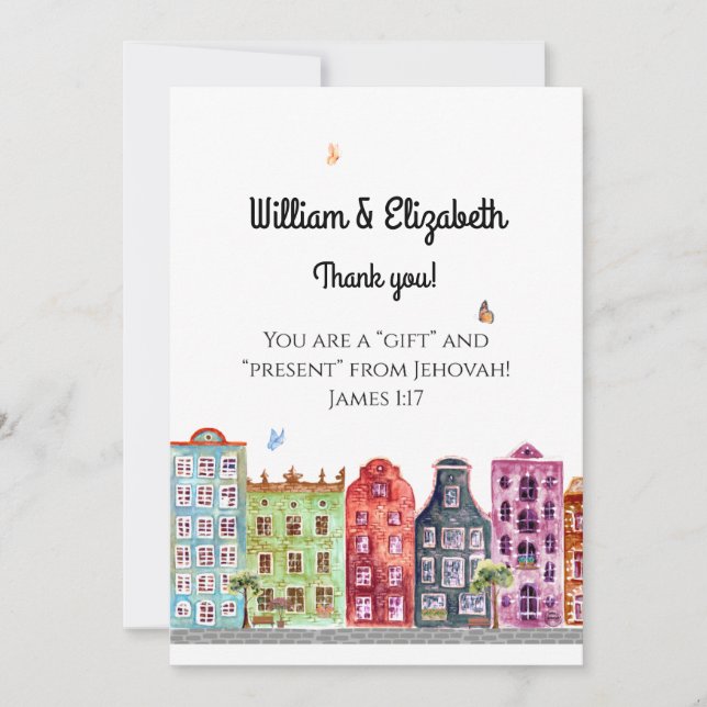 JW C.O. & Wife Thank You-New Assignment Card (Front)