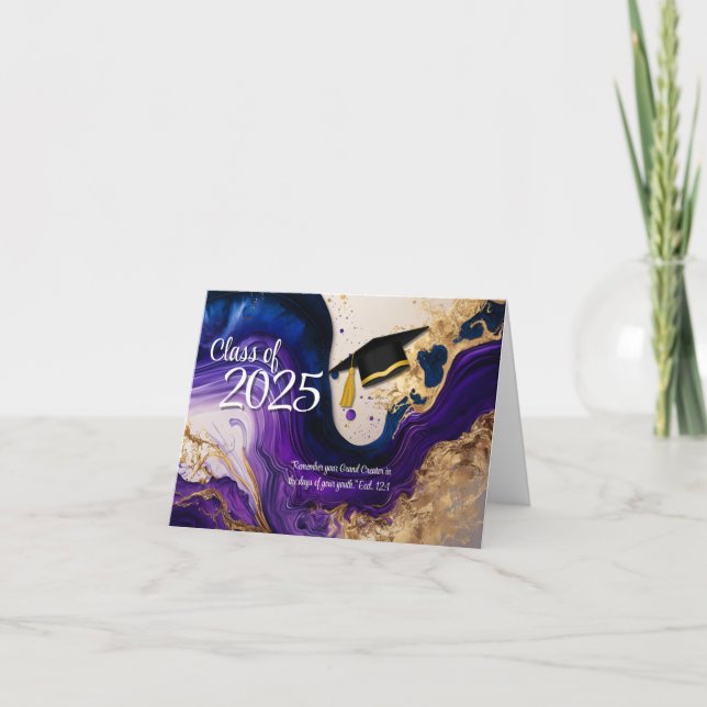 JW High School Graduation Card Eccl. 12:1 (Front)