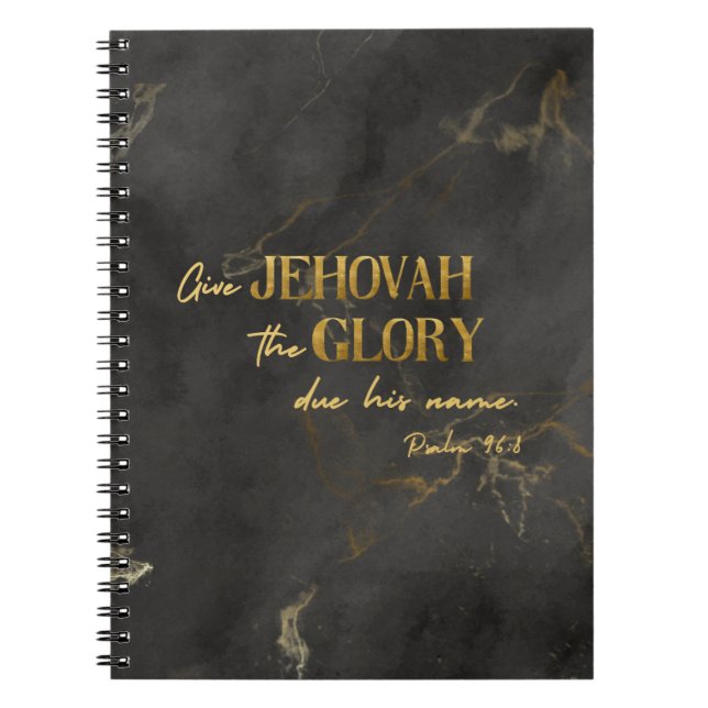 JW Notebook with 2025 Year Text for Brothers (Front)