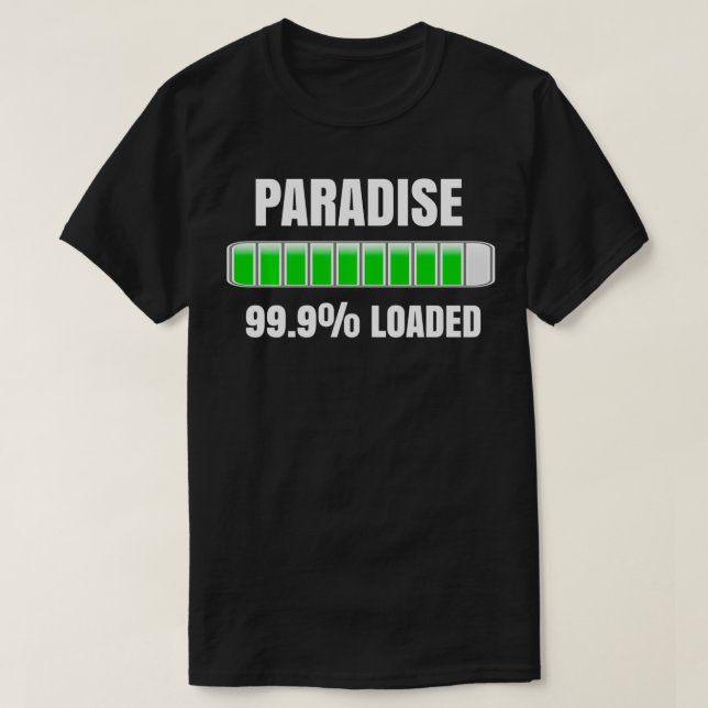 JW Org Jehovah's Witnesses Gift Paradise Loading P T-Shirt (Design Front)