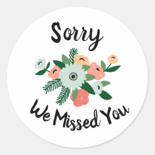 JW stickers Sorry We Missed You Ministry Supply