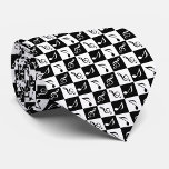 JW tie notes black and white checkerboard music<br><div class="desc">Gifts for our JW brothers! To offer,  or to offer yourself! You like music; show it with this tie filled with black and white checkered music notes.</div>