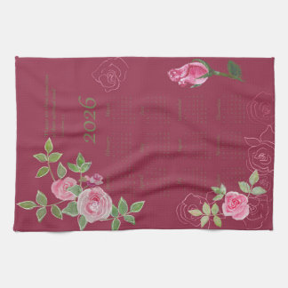 JW year text customise with calendar  Tea Towel