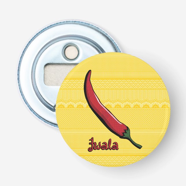 Jwala Chilli Pepper Bottle Opener (Front)
