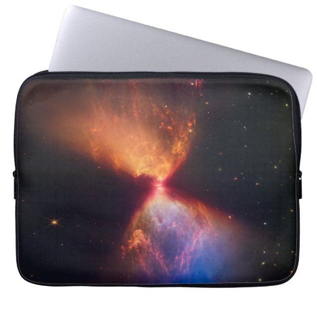 JWST Hourglass Protostar Formation Laptop Sleeve (Front)
