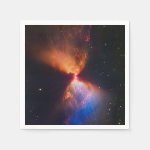 JWST Hourglass Protostar Formation Napkin
