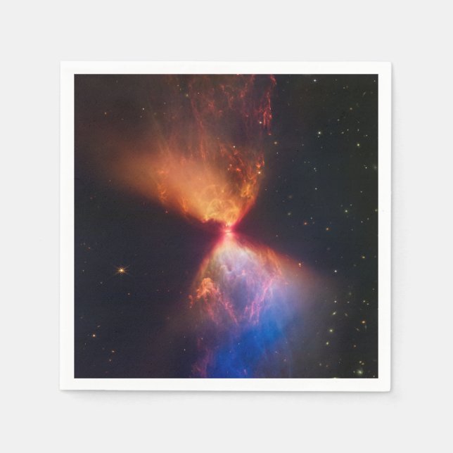 JWST Hourglass Protostar Formation Napkin (Front)