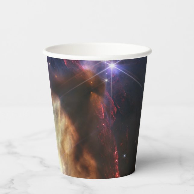 JWST Image of Rho Ophiuchi Stars Paper Cups (Back)