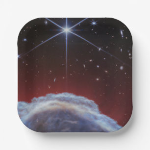 JWST Image of the Horsehead Nebula Paper Plate