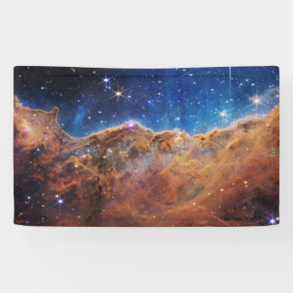 JWST James Webb Space Telescope Cosmic Cliffs Banner