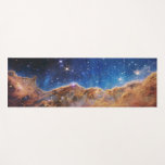 JWST James Webb Space Telescope Cosmic Cliffs Yoga Mat<br><div class="desc">The next generation successor to the Hubble Space Telescope, NASA’s James Webb Space Telescope, is on station and producing its first useable full colour images of the cosmos. They are truly amazing. This image is the edge of a star-forming region NGC 3324 in the Carina Nebula 7, 600 light years...</div>