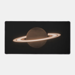 JWST James Webb Space Telescope Saturn Infrared Desk Mat