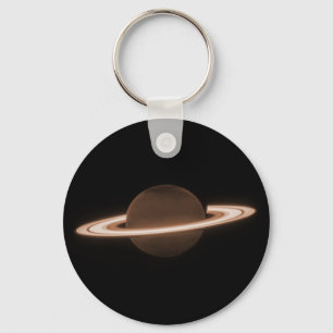 JWST James Webb Space Telescope Saturn Infrared Key Ring