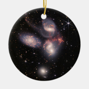 JWST James Webb Space Telescope Stephan’s Quintet Ceramic Tree Decoration