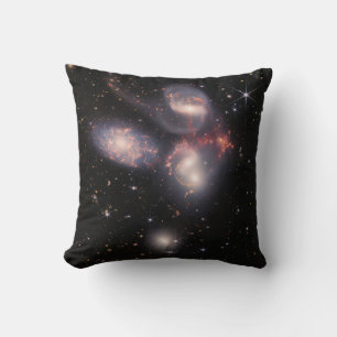 JWST James Webb Space Telescope Stephan’s Quintet Cushion