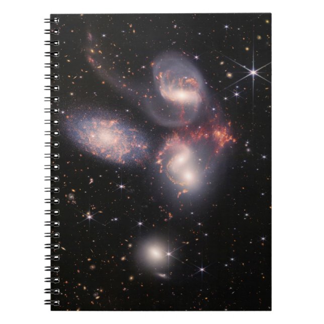 JWST James Webb Space Telescope Stephan’s Quintet Notebook (Front)