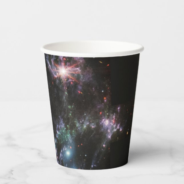 JWST James Webb Space Telescope Stephan’s Quintet Paper Cups (Back)
