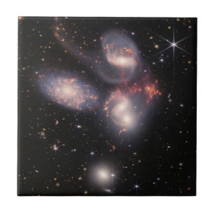 JWST James Webb Space Telescope Stephan’s Quintet Tile