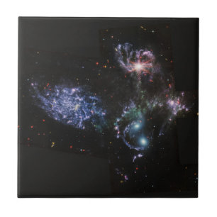 JWST James Webb Space Telescope Stephan’s Quintet Tile