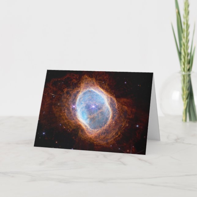 JWST James Webb Telescope Southern Ring Nebula Card (Front)
