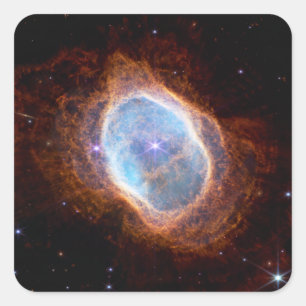 JWST James Webb Telescope Southern Ring Nebula Square Sticker