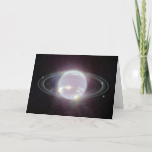 JWST Rings of Planet Neptune Card