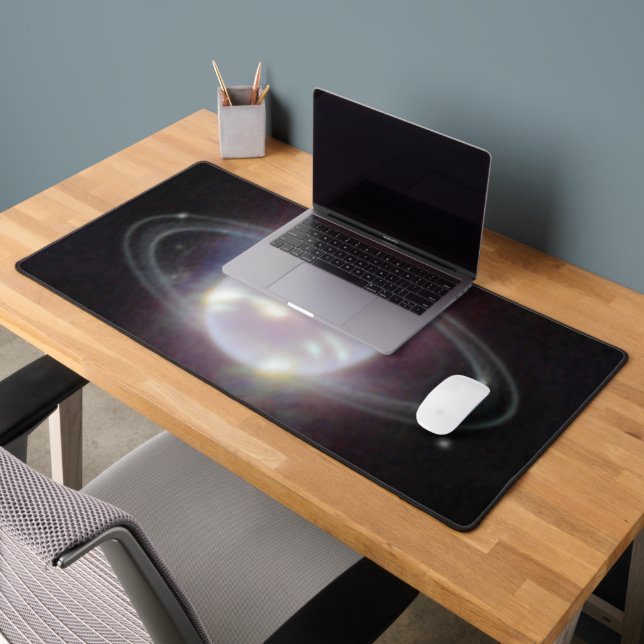 JWST Rings of Planet Neptune Desk Mat (Office 2)
