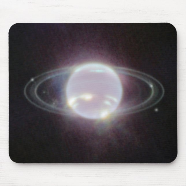 JWST Rings of Planet Neptune Mouse Pad (Front)