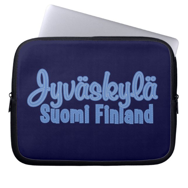 JYVÄSKYLÄ Finland custom laptop sleeve (Front)