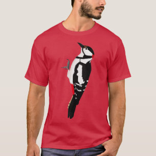 jzbirds woodpecker bird animal motif design illust T-Shirt