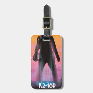K2-18b exoplanet space art luggage tag