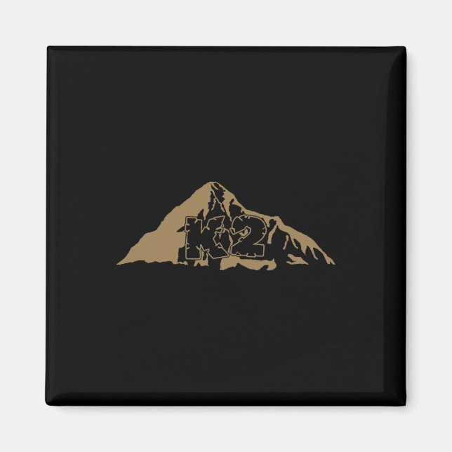 K2 - Mountain Climbing Rock Climber Everest Tee  Magnet (Front)