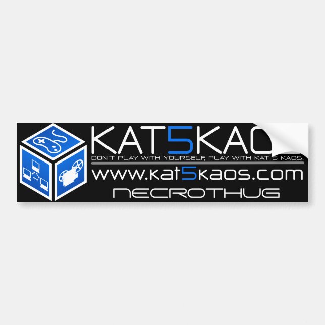 K5K Blue Bumper Sticker (Front)