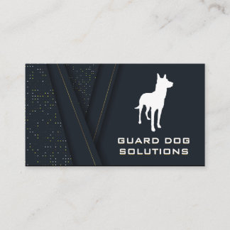K9 | Animal Training | Wave Abstract Background Bu Business Card