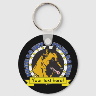 K9 Belgian Malinois Key Ring
