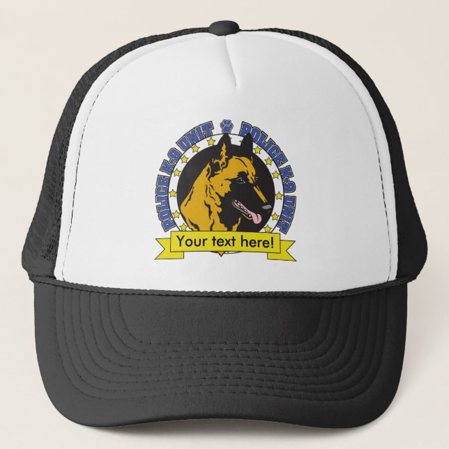 K9 Belgian Malinois Trucker Hat (Front)