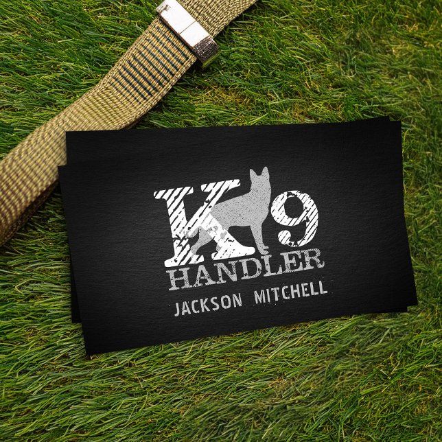 K9 Handler - K9 Officer- K9 Unit Business Card (Creator Uploaded)