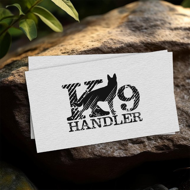 K9 Handler - K9 Officer- K9 Unit Business Card (Creator Uploaded)